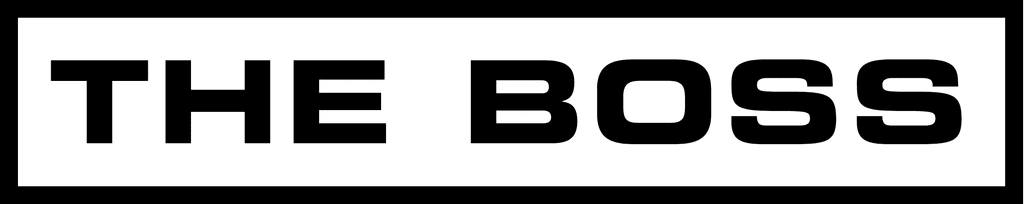 la fuente del logotipo de «The Boss» en formato PSD